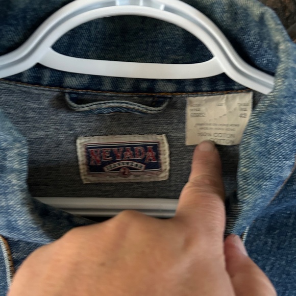 Men's Vintage Nevada Stone Wash Jean Jacket - Picture 3 of 3